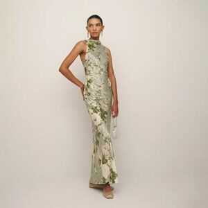 Reformation Anaiis Silk Dress
